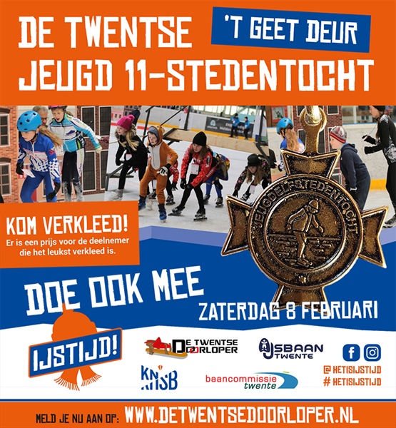 Doe mee met de Twentse Jeugd Elfstedentocht!